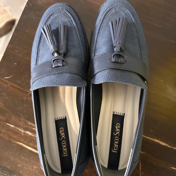 Franco Sarto Men's Blue Loafers - Picture 8 of 9